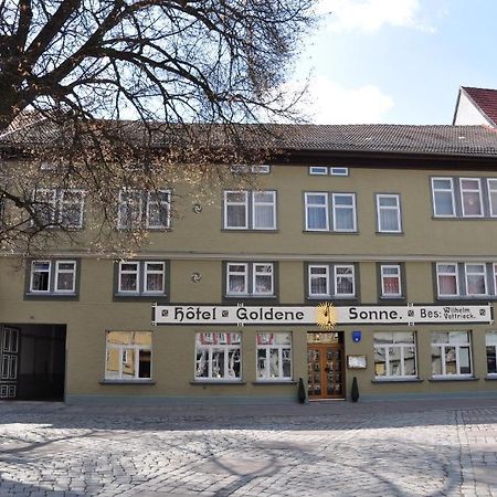 Hotel Goldene Sonne Arnstadt Extérieur photo